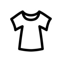 icono de vector simple de camisa