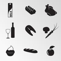 Vector illustration on the theme food