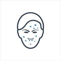 icono de cirugía plástica facial vector