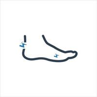 Foot Pain Icon vector