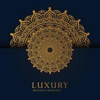 Luxury mandala background with golden arabesque pattern Arabic Islamic east style. Ramadan Style Decorative mandala vector