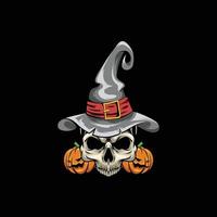 Skull Head Mascot Logo vector