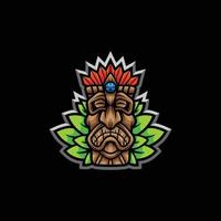 Totem Mascot Logo Design vector