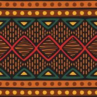 patrón africano sin costuras vector