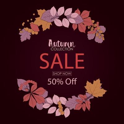 Autumn sale banner