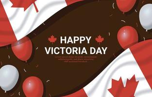 Victoria Day Celebration Background vector