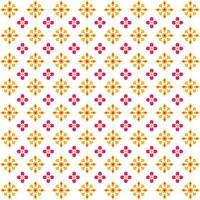 Seamless flower pattern decorative vector art