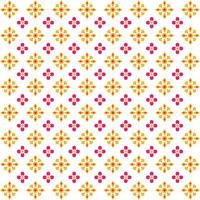 Seamless flower pattern decorative vector art