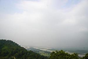 haridwar uttrakhand vista desde la imagen de la montaña foto