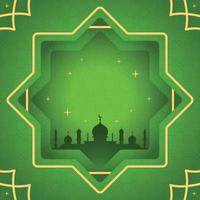 Eid Al-Fitr Mubarak Background vector