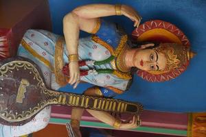 Maha Sarswati Devi statue Hindu goddess photo