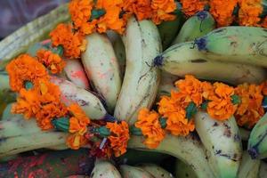 chhath puja 2021 banana and other items photo