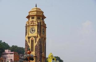 torre del reloj hari ki paurihar ki pauri, haridwar, uttarakhand foto