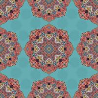 Colorfull Mandala Seamless Pattern vector