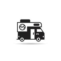 recreational vehicle icon vector