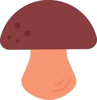 Cep Mushroom Autumn Decor Element vector