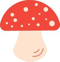 Fly Agaric Element for Autumn Design vector