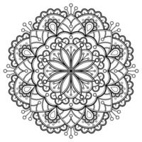 Vector abstract mandala pattern