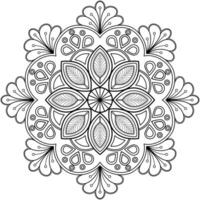 Vector abstract mandala pattern