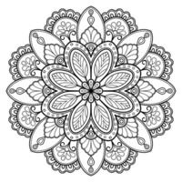 Vector abstract mandala pattern