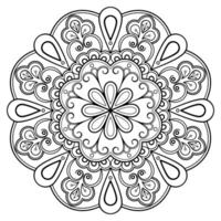 Vector abstract mandala pattern