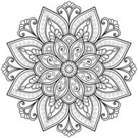 Vector abstract mandala pattern