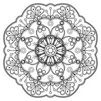 Vector abstract mandala pattern