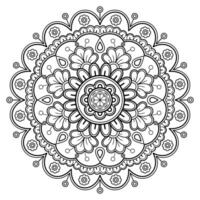 Vector abstract mandala pattern