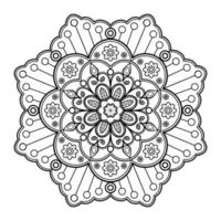 Vector abstract mandala pattern