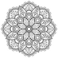 Vector abstract mandala pattern