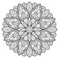 Vector abstract mandala pattern