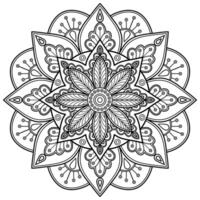 Vector abstract mandala pattern