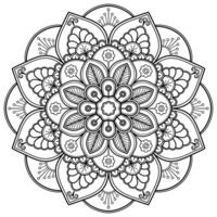 Vector abstract mandala pattern