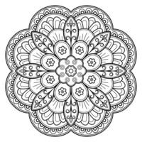 Vector abstract mandala pattern