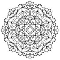 Vector abstract mandala pattern