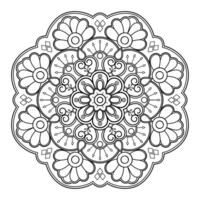 Vector abstract mandala pattern