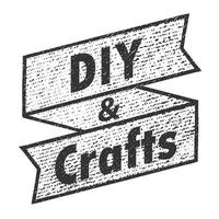 DIY and Crafts with dirty texture design . Vector illustration