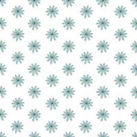 Flowers seamless pattern. Hand drawn linear and silhouette flowers textures. Cute flower patterns. Simple universal background. vector