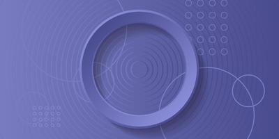 Abstract geometric background with purple very peri gradient circle background vector