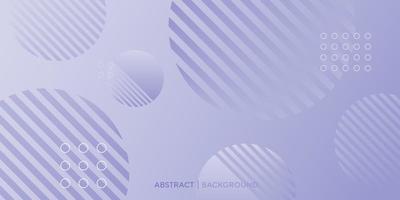 Abstract geometric background with purple gradient circle background vector