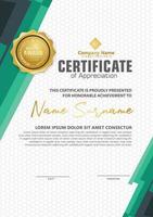 certificate template with modern pattern,diploma,Vector illustration vector