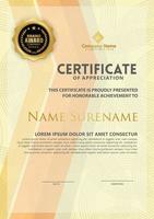 certificate template with modern pattern,diploma,Vector illustration vector