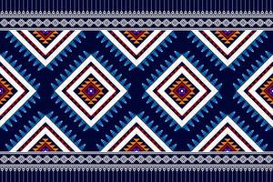 diseño de patrón geométrico abstracto sin costuras. azteca tela alfombra mandala ornamento chevron textil decoración papel pintado tradicional bordado vector ilustraciones fondo