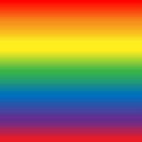 arco iris, espectro de siete colores que cambian suavemente, fondo colorido vector