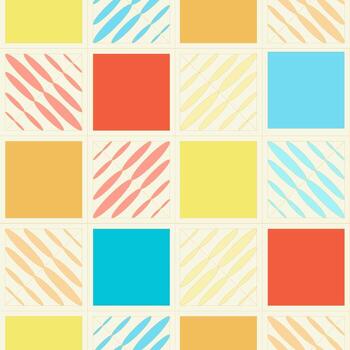 Seamless pattern with squares of different colors vector