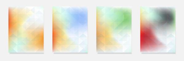 collection of abstract colorful gradient vector cover backgrounds. for business brochure backgrounds, cards, wallpapers, posters and graphic designs.