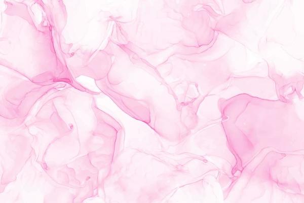 Abstract pink marble watercolor background. Spring wedding invitation