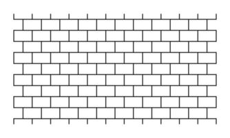 Subway tile line background. Metro tile pattern. Vector illustration