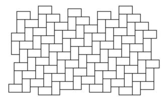 fondo de la línea de azulejos del metro. patrón de mosaico de metro. ilustración vectorial vector