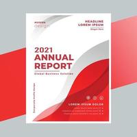 Business annual report cover page design templates vector